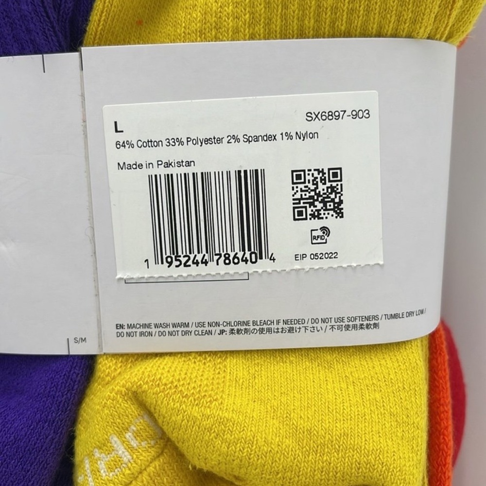 Nike Everyday Plus Cushioned
Training Crew Socks (6 Pairs) - Picture 3 of 16